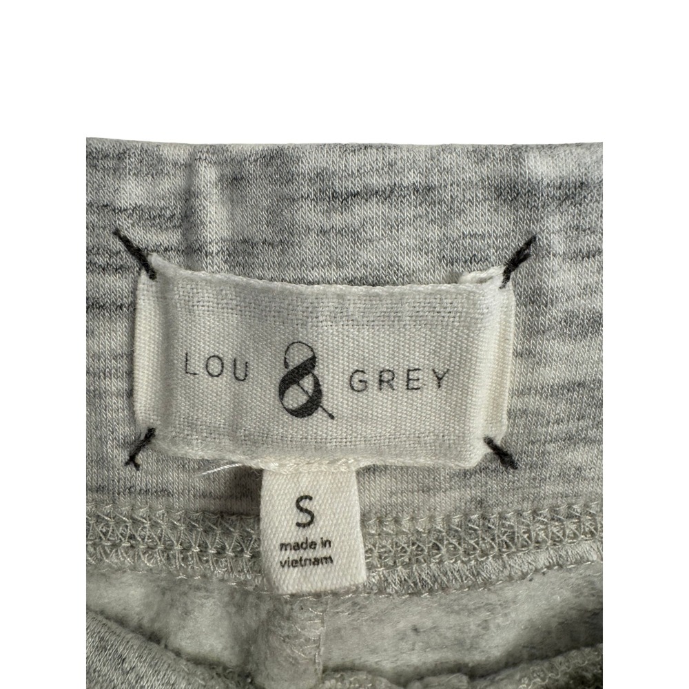 Lou & Grey Signature Soft Gray Space Dye Sweatpants Joggers Women's Small - Picture 3 of 8